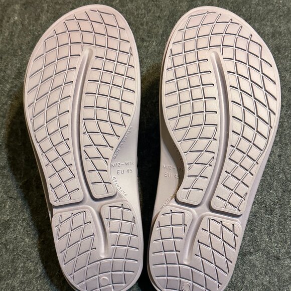 Oofos OOAHH UNISEX MAUVE Recovery Slide/Sandals Size M12 / W14  **NWT**  (E/P) - Picture 5 of 7